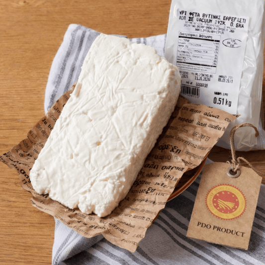 Feta PDO “Vytina Mountain Reserve” – Barrel - Aged in Wood | Peloponnese (≈500g) - Greek Flavours