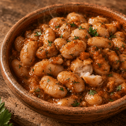 Gigantes Yahni — Greek Giant Beans in Tomato, Ready in 2 Minutes (300g) - Greek Flavours