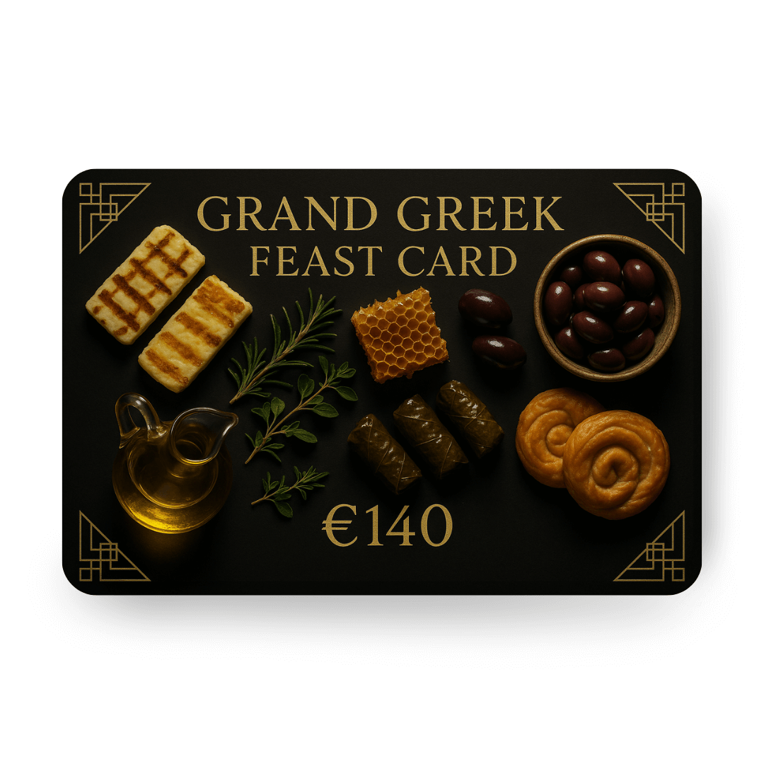 Grand Greek Feast Gift Card – Premium Greek Banquet - Greek Flavours