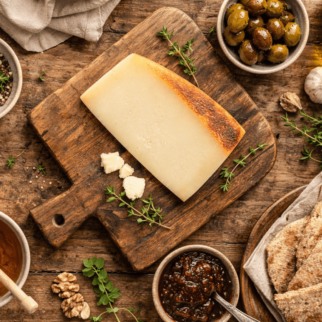 Graviera Naxos PDO – Traditional Greek Aged Cheese from Cow & Goat Milk (250g) - Greek Flavours