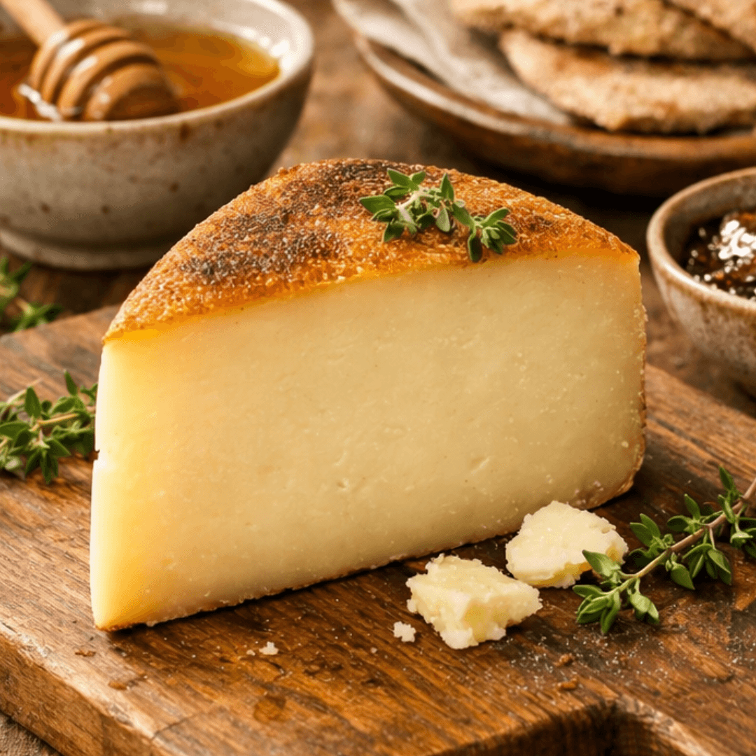 Graviera Naxos PDO – Traditional Greek Aged Cheese from Cow & Goat Milk (250g) - Greek Flavours