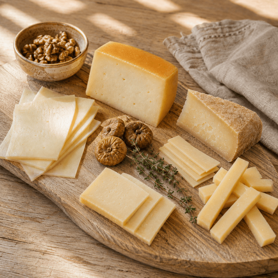 Greek Cheese Board – Five Aged Cheeses from Across Greece (approx. 1.1kg) - Greek Flavours