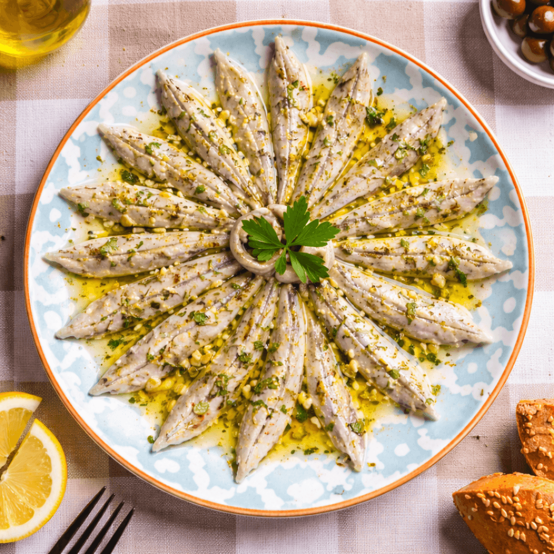 Greek Oregano Anchovy Fillets – Traditional Meze Selection (6x100g Multipack) - Greek Flavours