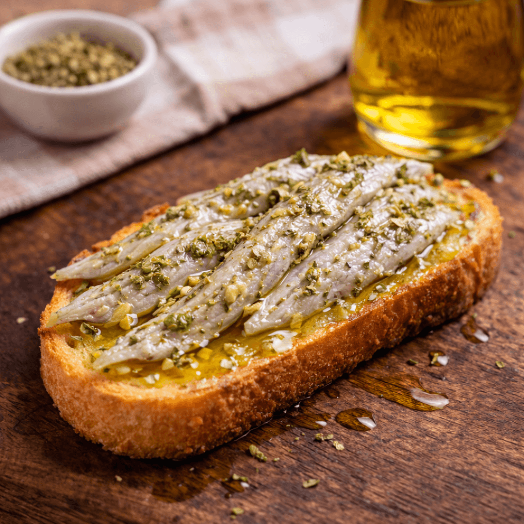 Greek Oregano Anchovy Fillets – Traditional Meze Selection (6x100g Multipack) - Greek Flavours