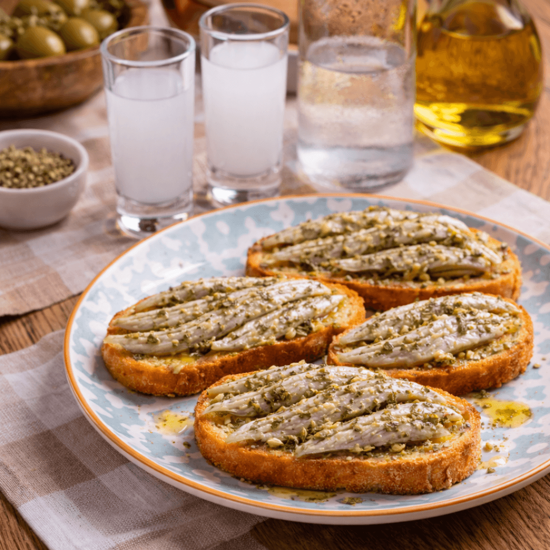 Greek Oregano Anchovy Fillets – Traditional Meze Selection (6x100g Multipack) - Greek Flavours