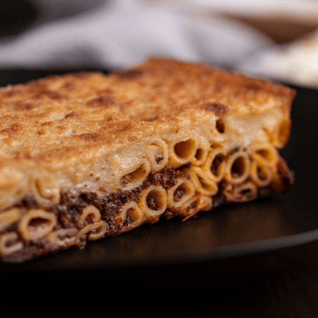 Greek Pastitsio Ready Meal - Fresh, Never Frozen (350g) - Greek Flavours