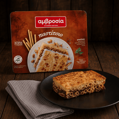 Greek Pastitsio Ready Meal - Fresh, Never Frozen (350g) - Greek Flavours