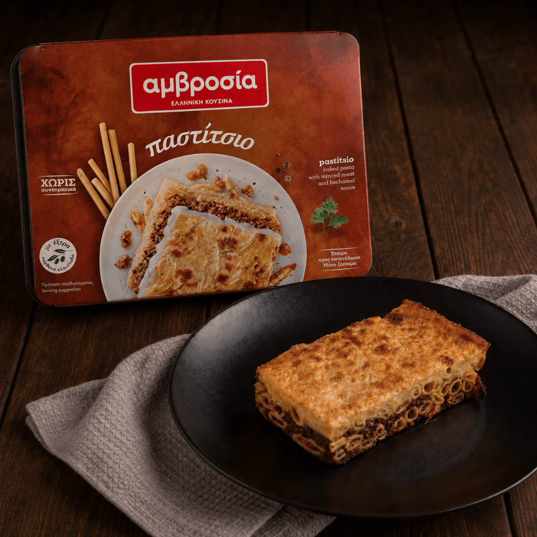 Greek Pastitsio Ready Meal - Fresh, Never Frozen (350g) - Greek Flavours