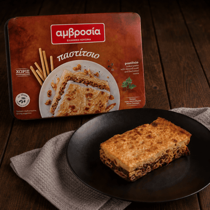 Greek Pastitsio Ready Meal - Fresh, Never Frozen (350g) - Greek Flavours