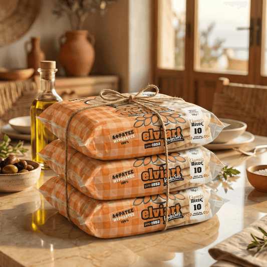 Greek Pita Bread (suitable for Vegetarian diet) - 30 pcs x 16cm - Greek Flavours