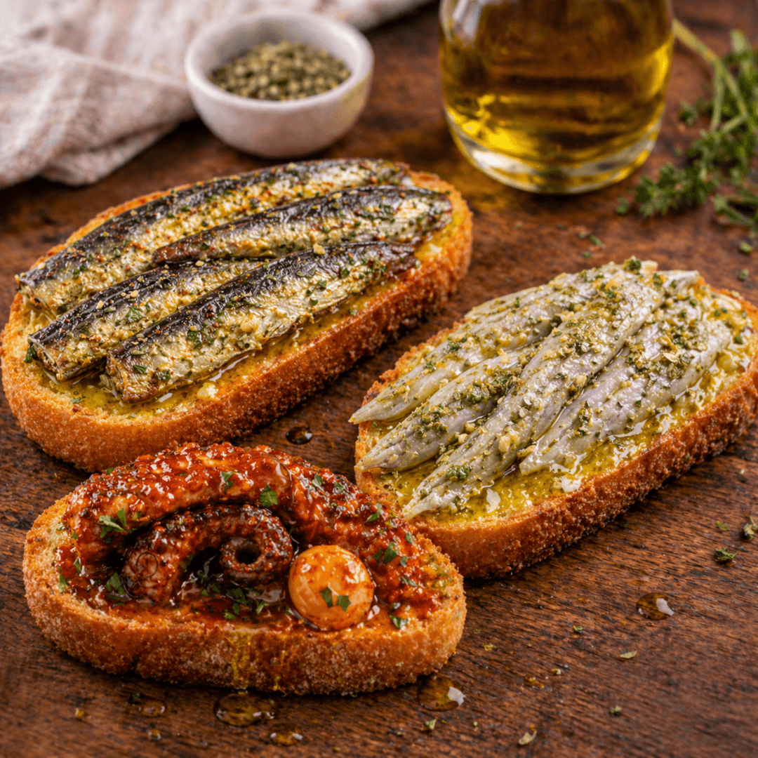Greek Seafood Meze Selection by Trata – 1.5kg Bulk Bundle (15 Tins) - Greek Flavours