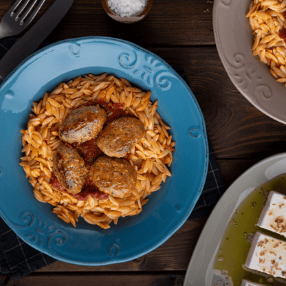 Greek Soutzoukakia with Orzo - Fresh, Never Frozen (350g) - Greek Flavours