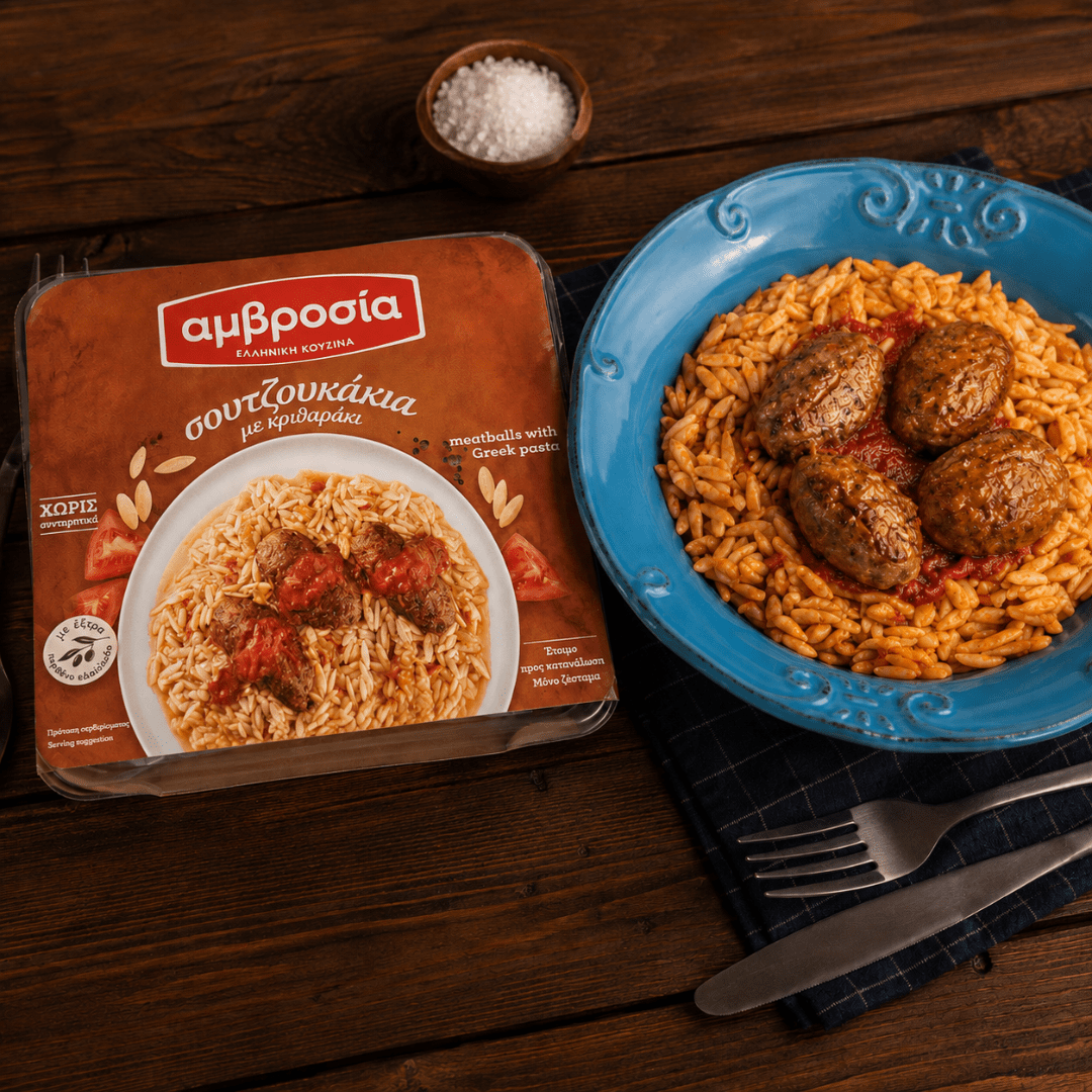 Greek Soutzoukakia with Orzo - Fresh, Never Frozen (350g) - Greek Flavours