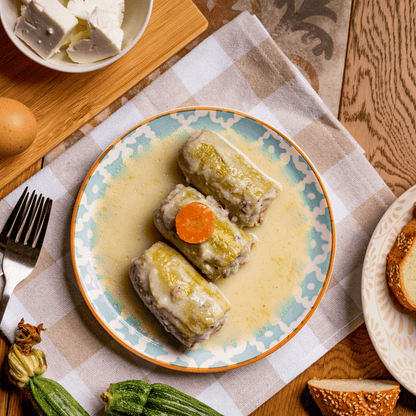 Greek Stuffed Zucchini in Avgolemono - Fresh, Never Frozen (400g) - Greek Flavours
