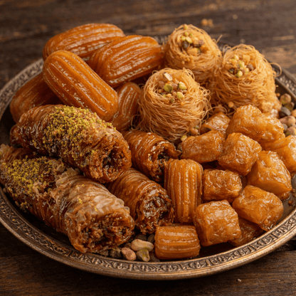 Greek Syrupy Pastry Selection – Traditional Sweet Treats Bundle, 8 Single Portions (~1.9kg) - Greek Flavours