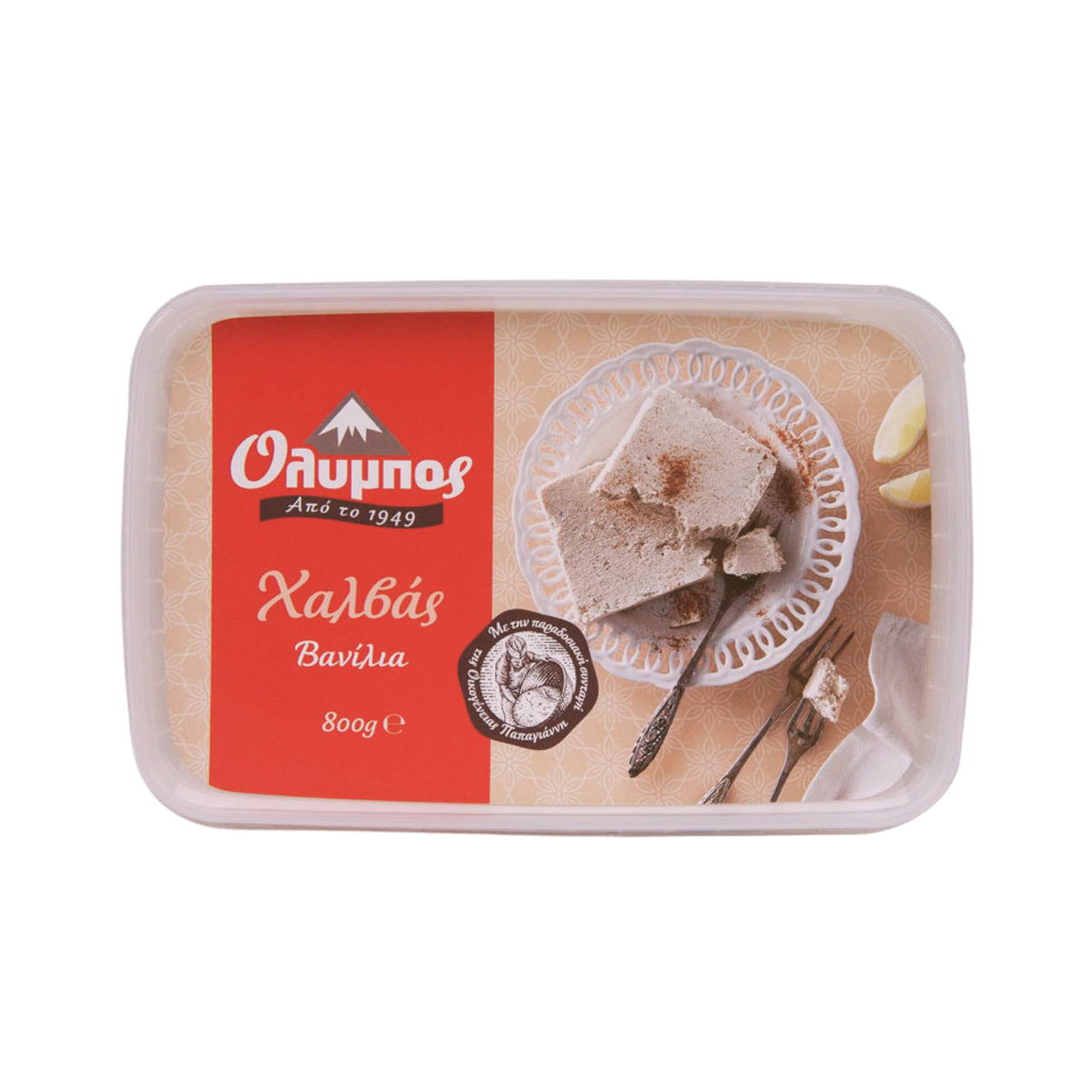 Greek Halvas with vanilla Olympos 800g, online sales of Greek products