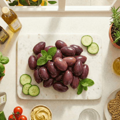 Hand - Picked Kalamata Olives – Authentic Greek Variety (3×250g) - Greek Flavours