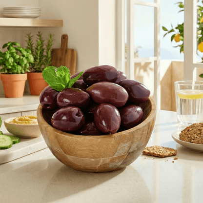 Hand - Picked Kalamata Olives – Authentic Greek Variety (3×250g) - Greek Flavours