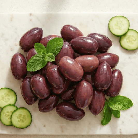 Hand - Picked Kalamata Olives – Authentic Greek Variety (3×250g) - Greek Flavours