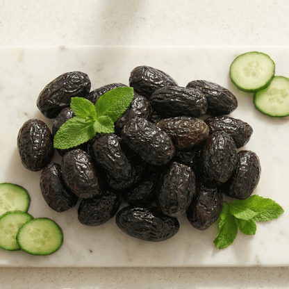 Hand - Picked Throuba Olives from Thasos – Naturally Cured Greek Elegance (3×200g) - Greek Flavours