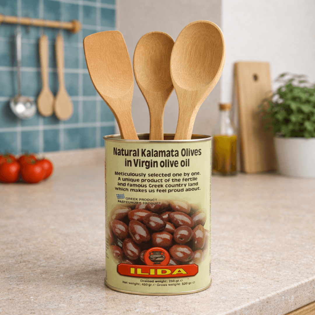 Heritage Edition Whole Kalamata Olives – 100% Greek in Extra Virgin Olive Oil (450g) - Greek Flavours