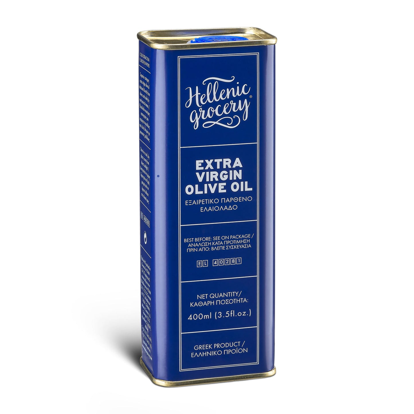 Olio Extravergine di Oliva BLUE - 400ml - Hellenic Grocery