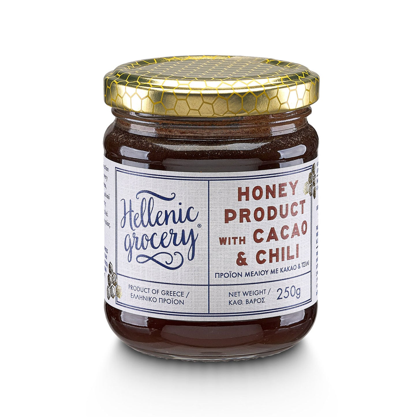 Μέλι με κακάο και τσίλι - 250 γρ - Hellenic Grocery