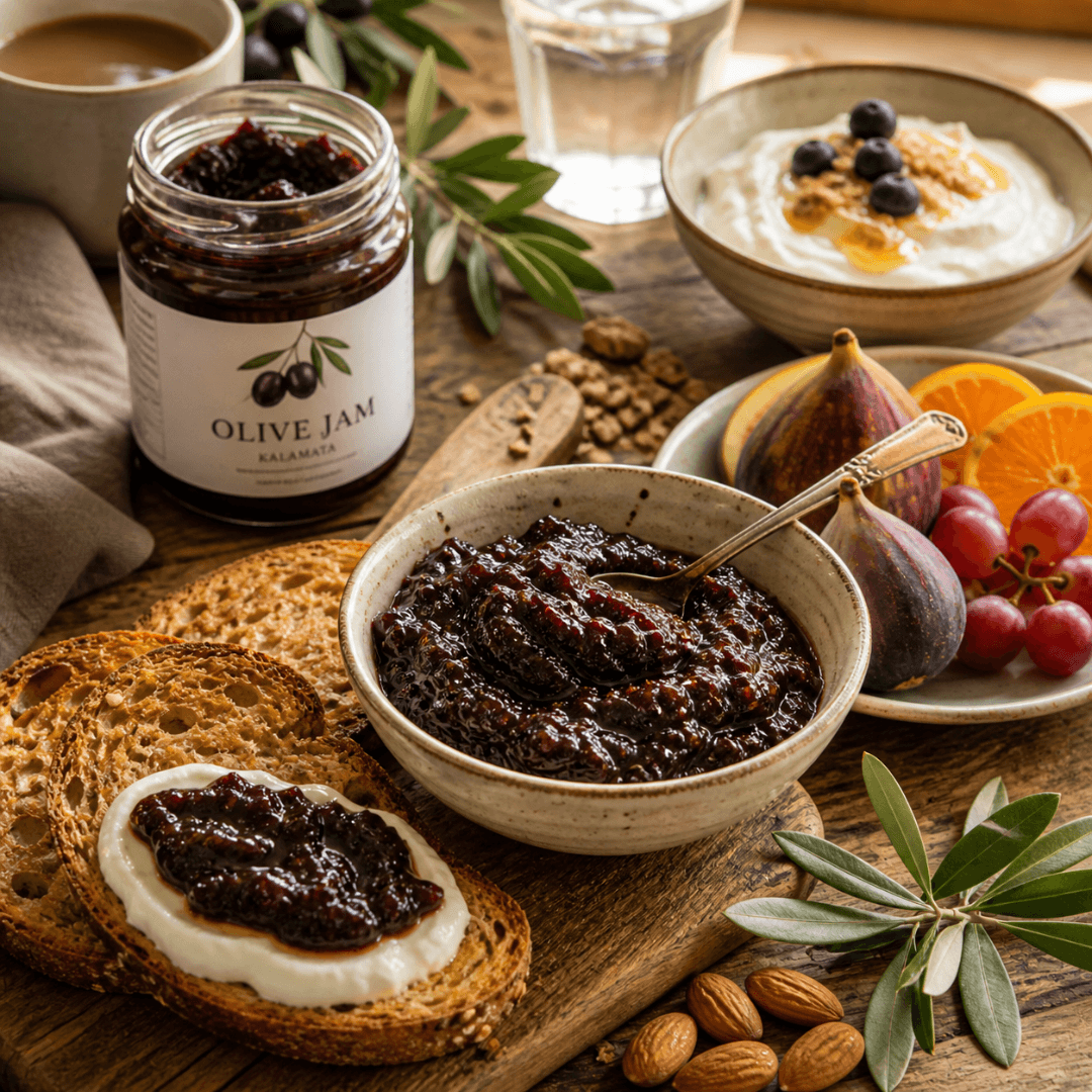 Kalamata Olive Jam – The Revolution on Your Breakfast Table (370g) - Greek Flavours