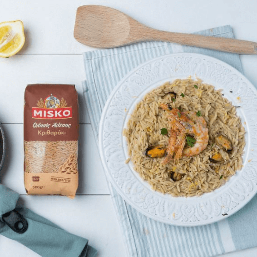 Kritharaki whole grain Misko - 3x500g - Greek Flavours