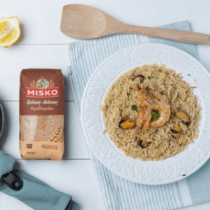 Kritharaki whole grain Misko - 3x500g - Greek Flavours