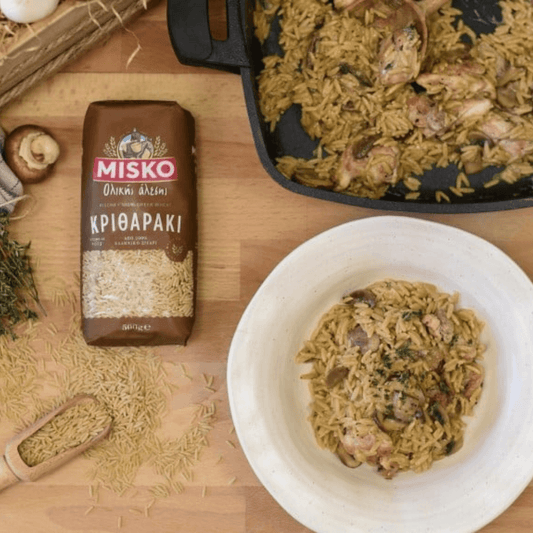 Kritharaki whole grain Misko - 3x500g - Greek Flavours