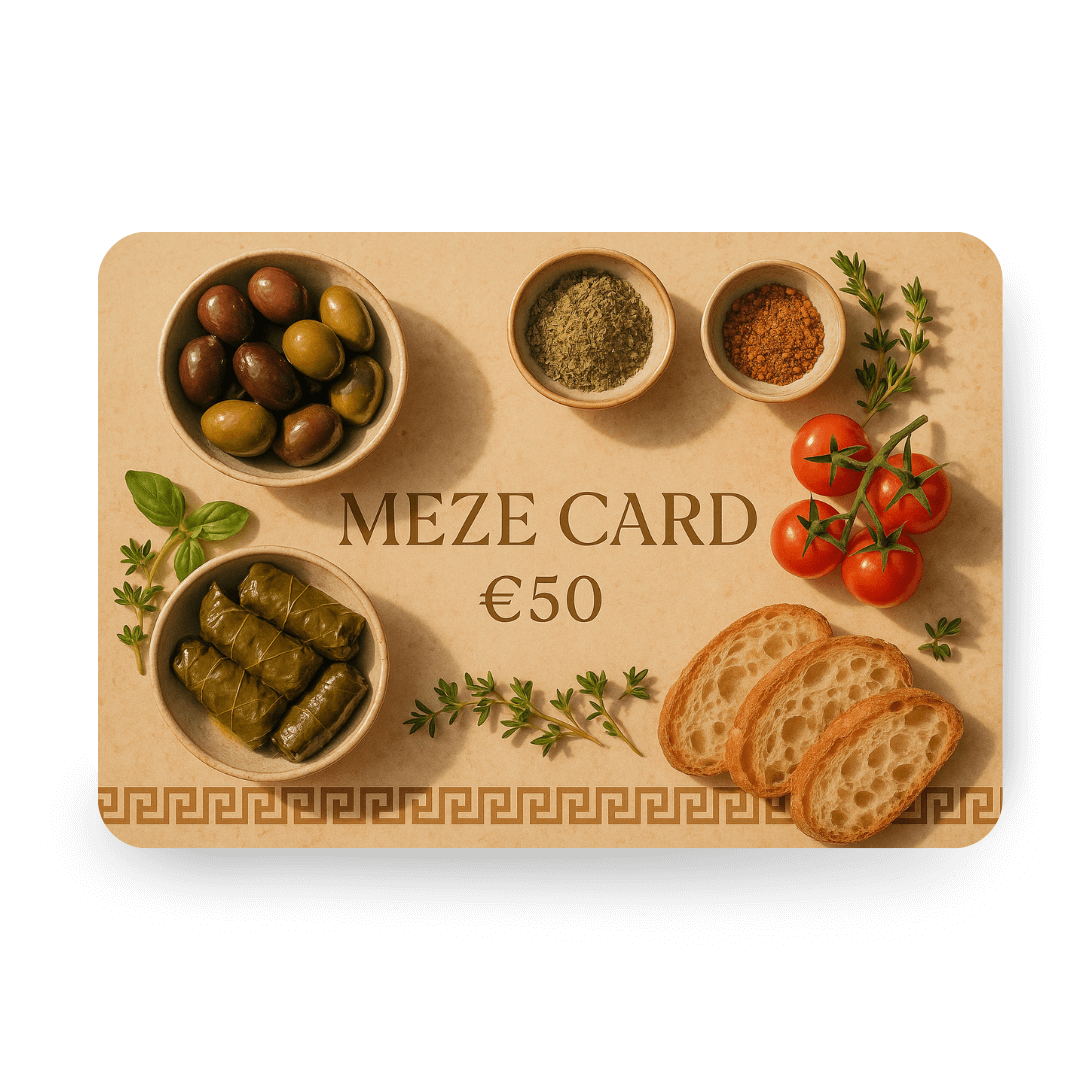 Meze Gift Card – Greek Flavours Experience - Greek Flavours