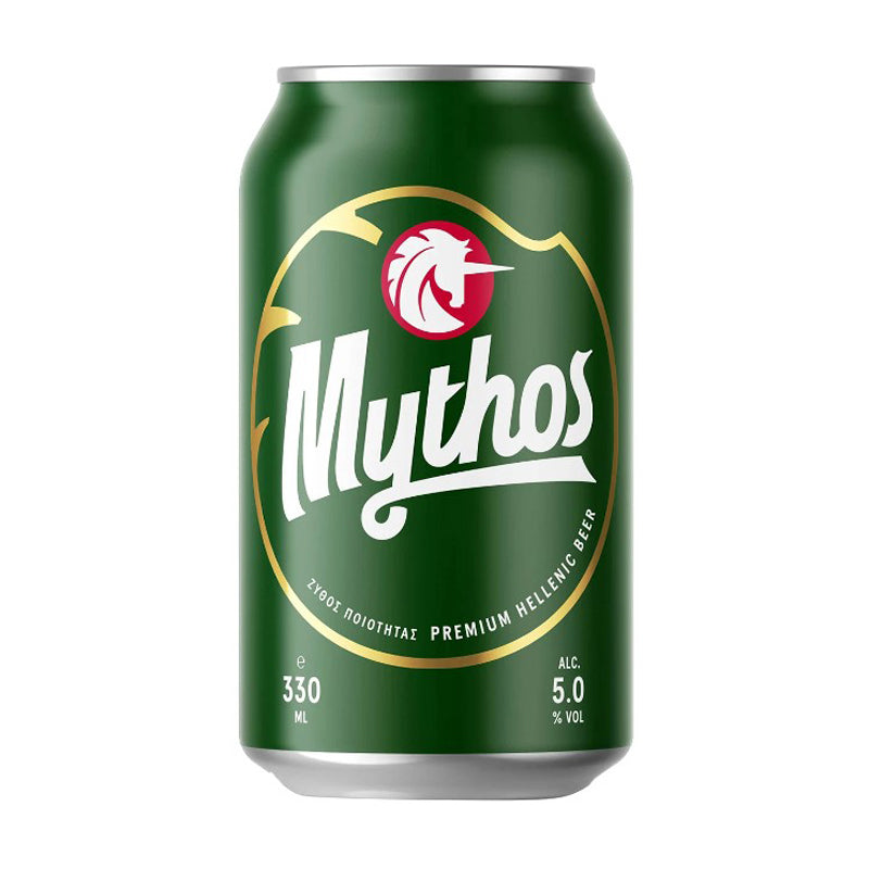 EDIZIONE LIMITATA - Birra Mythos 12x330ml + 2 bicchieri
