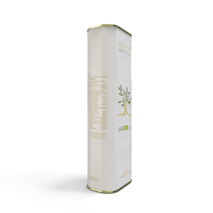 Olea Las – Organic Extra Virgin Olive Oil from Laconia (Koroneiki Monovarietal) – 1000ml Tin - Greek Flavours