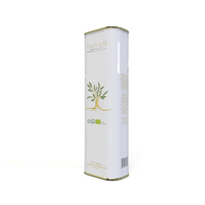 Olea Las – Organic Extra Virgin Olive Oil from Laconia (Koroneiki Monovarietal) – 1000ml Tin - Greek Flavours