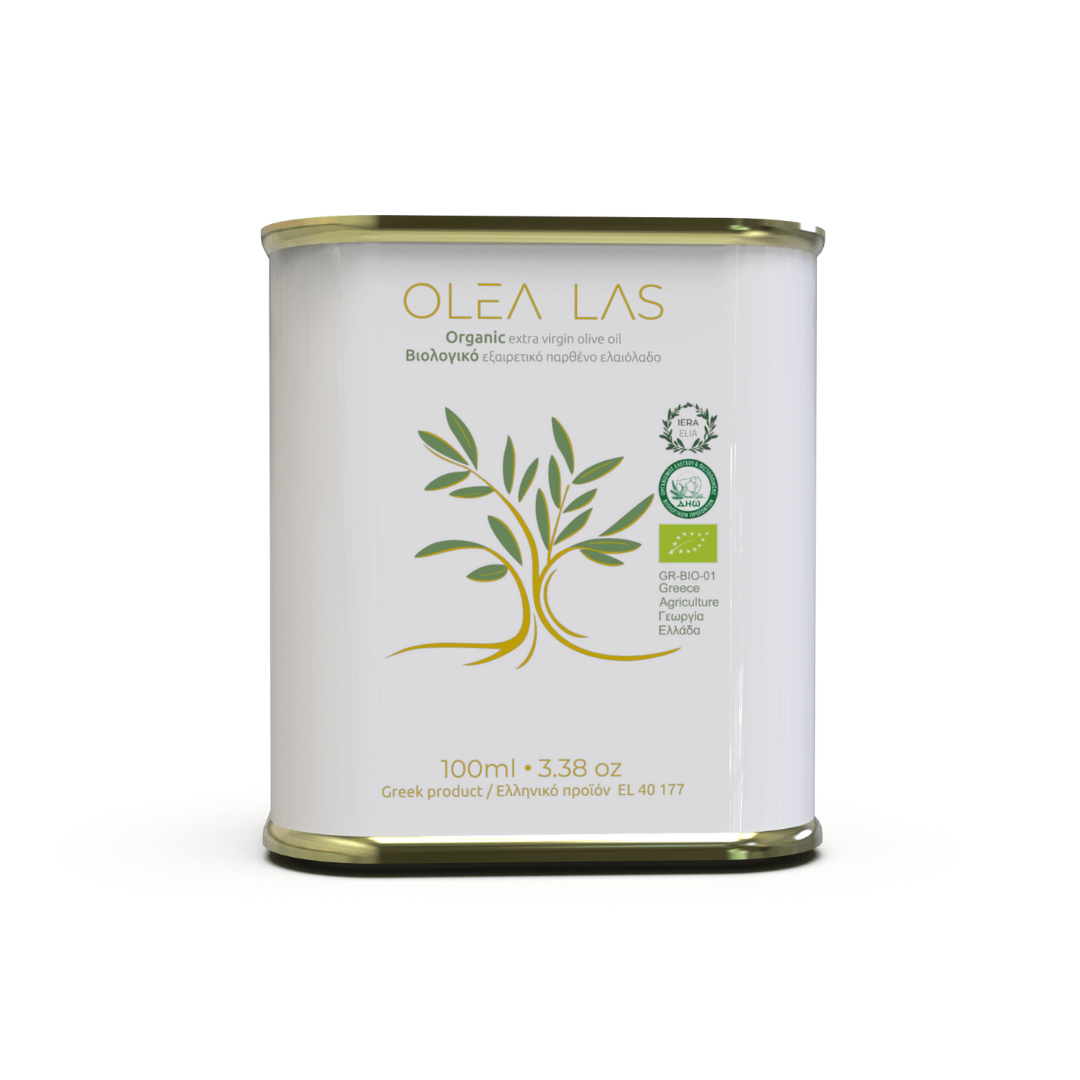 Olea Las Organic Extra Virgin Olive Oil – Laconia Peloponnese (100ml Travel Edition) - Greek Flavours
