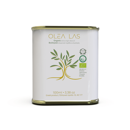 Olea Las Organic Extra Virgin Olive Oil – Laconia Peloponnese (100ml Travel Edition) - Greek Flavours