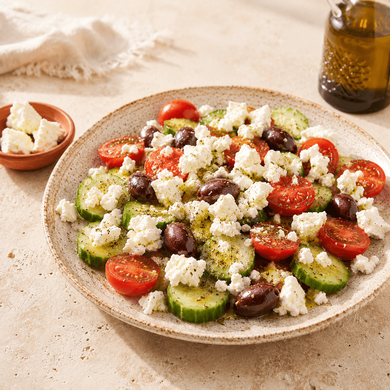 Olympos Feta PDO in Brine – Authentic Greek Cheese, Ready to Enjoy (500g) - Greek Flavours