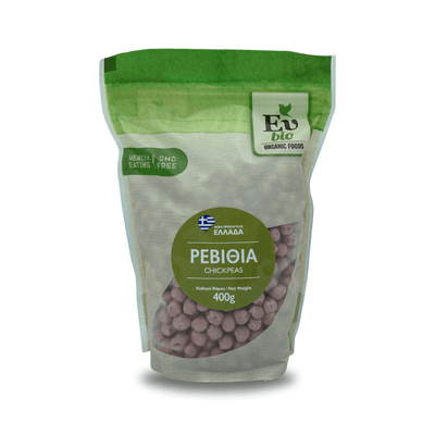 Organic Chickpeas beans - 400g - Greek Flavours