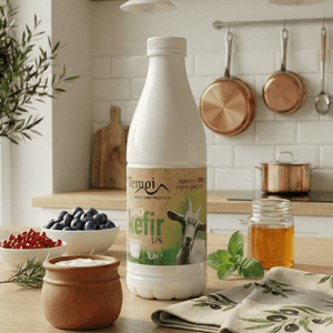 Organic Greek Goat Kefir 1.5% Fat by Tempi (1L) - Greek Flavours