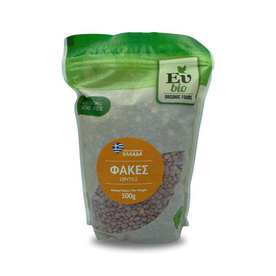 Organic Lentils beans - 500g - Greek Flavours