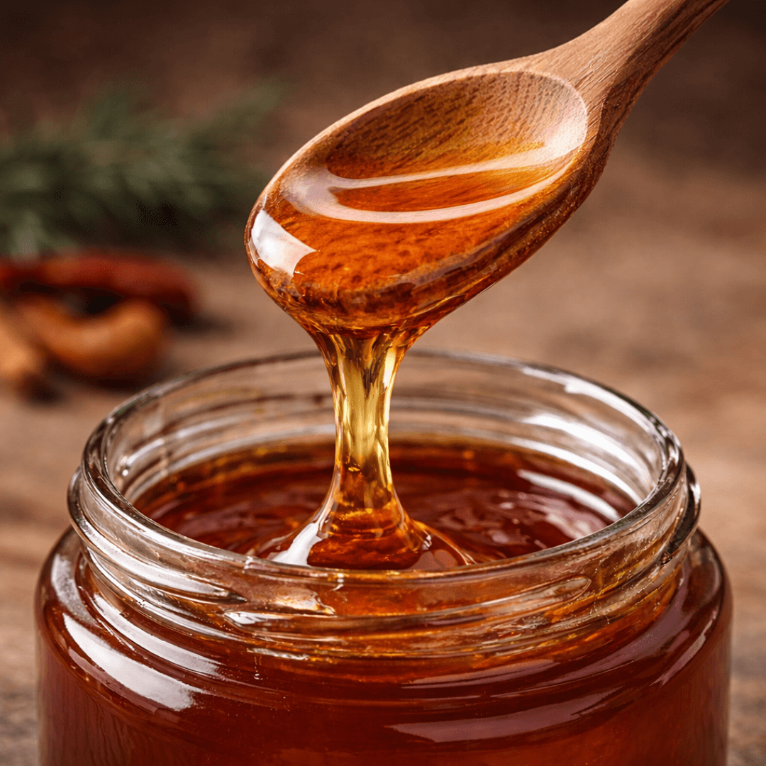 Organic Mainalo Fir Honey from Arcadia – Raw, Non - Crystallising | 450g - Greek Flavours