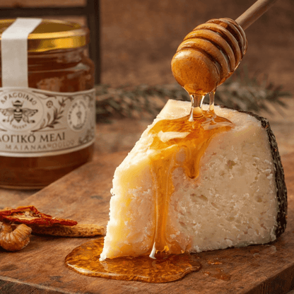 Organic Mainalo Fir Honey from Arcadia – Raw, Non - Crystallising | 450g - Greek Flavours