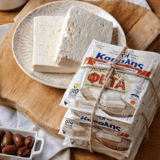 Organic PDO Feta Cheese from Epirus | 3 × 150g Bundle Pack - Greek Flavours