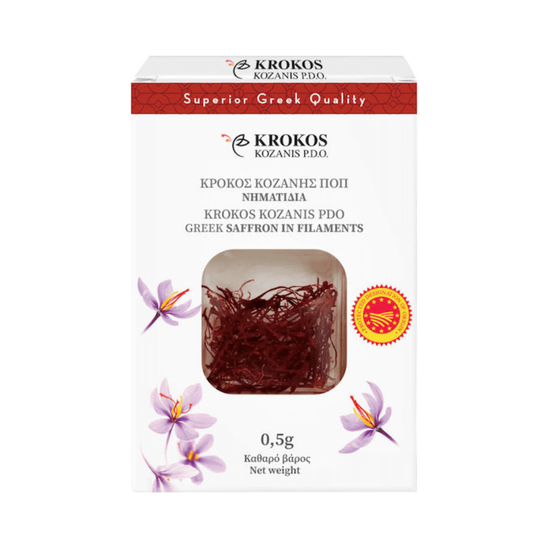 Organic saffron in pistils PDO Kozanis - 0,5g - Greek Flavours