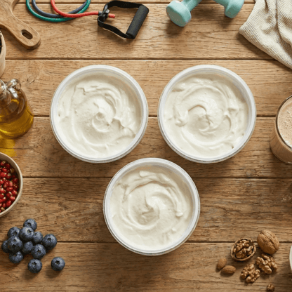 Organic Traditional Greek Goat Yogurt – High Digestibility & Natural Protein (3×220g) - Greek Flavours