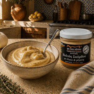 Pure Garlic Essence: Natural Garlic Paste with Oregano (115g) - Greek Flavours