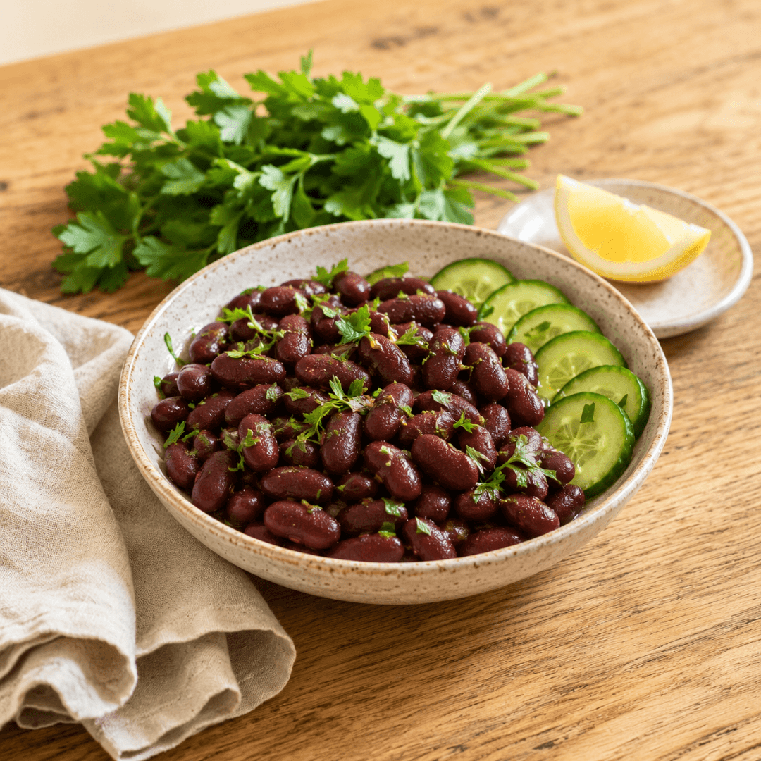 Ready Red Kidney Beans — Steam-Cooked, Nothing Added (180g) - Greek Flavours