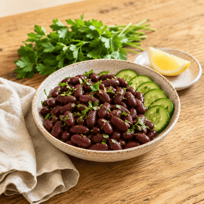 Ready Red Kidney Beans — Steam-Cooked, Nothing Added (180g) - Greek Flavours