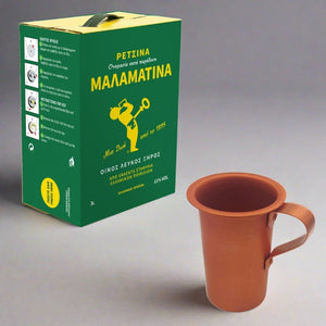 Retsina Malamatina 3L + Red Wine Jug 500ml - Bundle - Greek Flavours